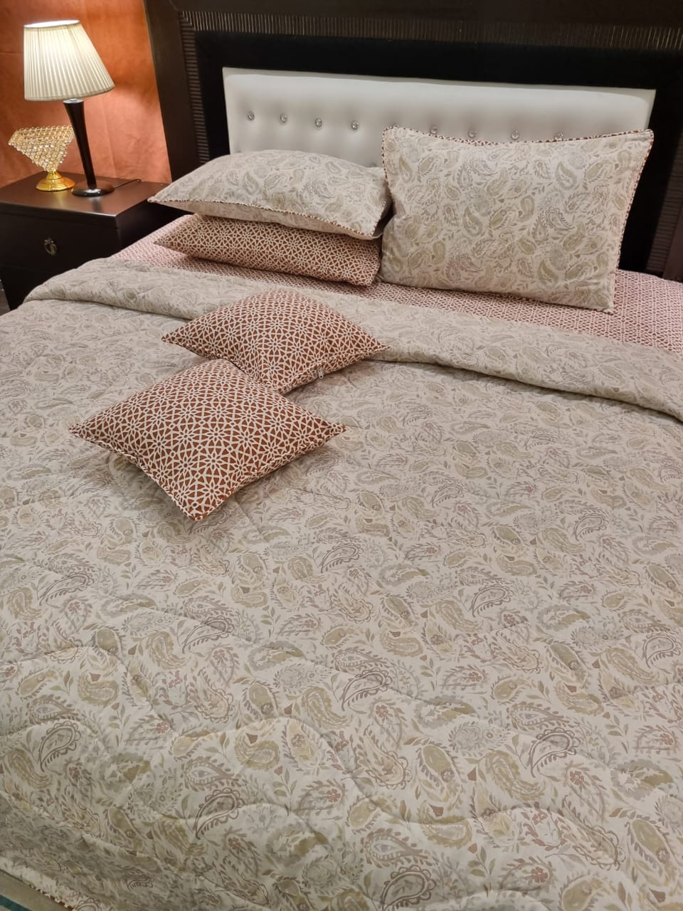 IV528 Cotton Duvet Cover Set - Without Filling