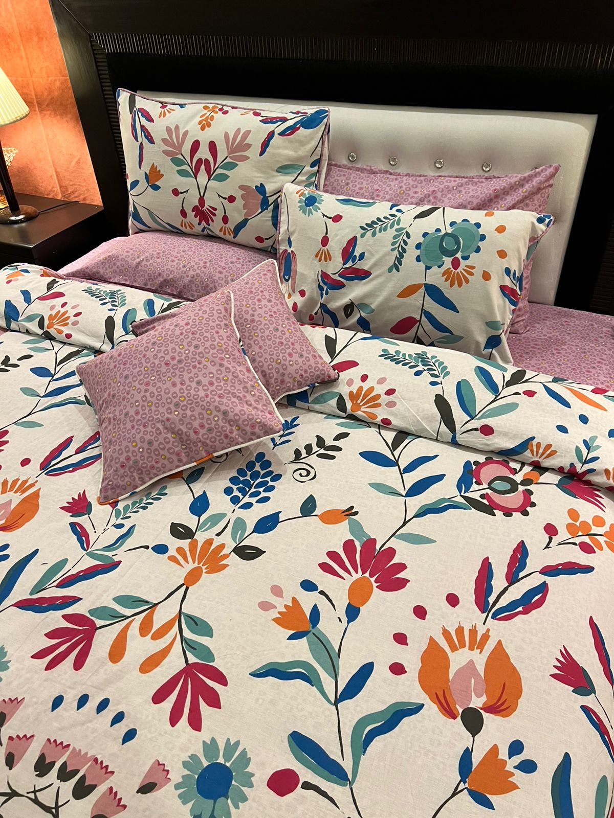 IV694 Cotton Comforter Set - Light Filling