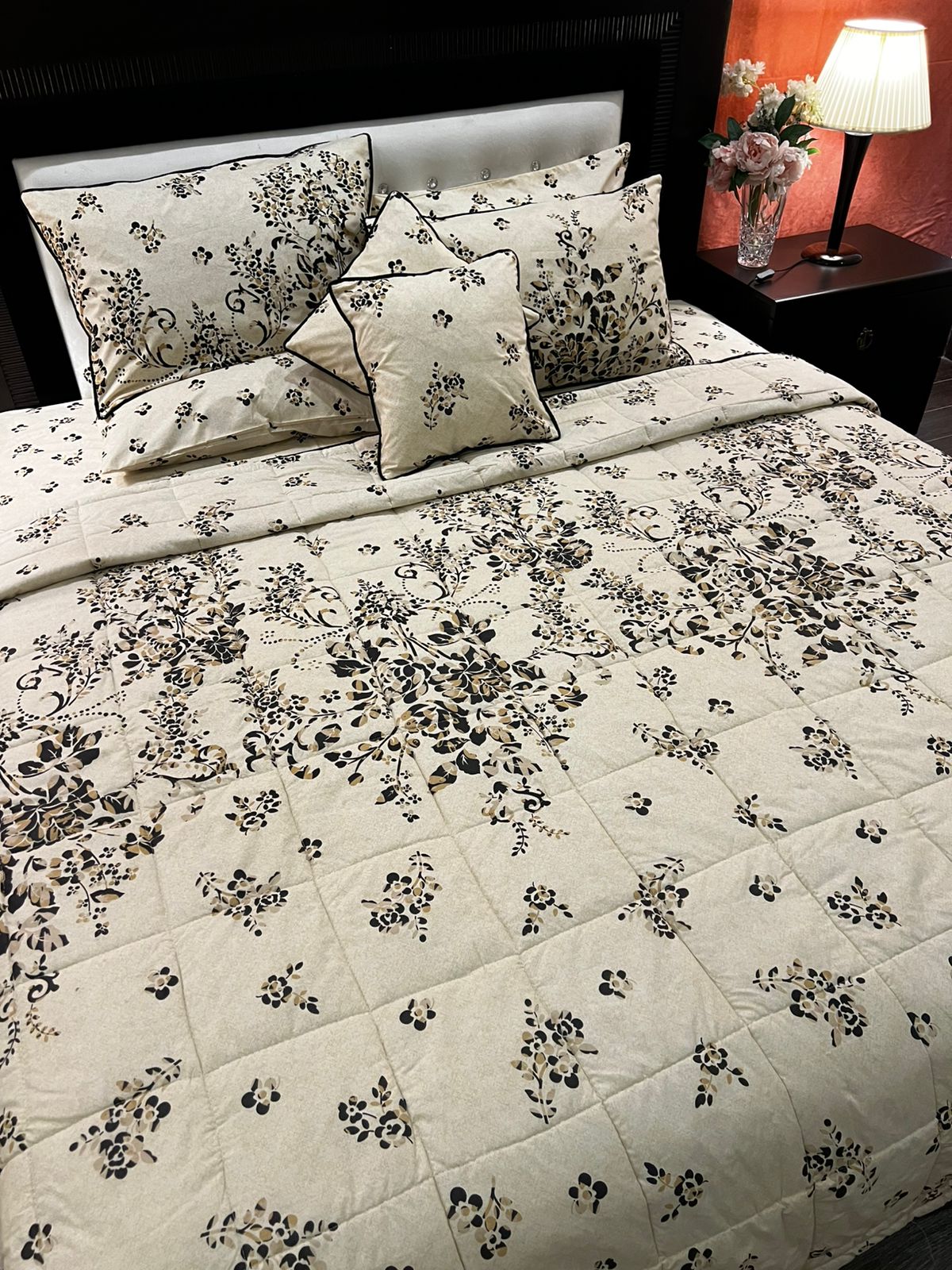 IV681 Cotton Comforter Set - Light Filling