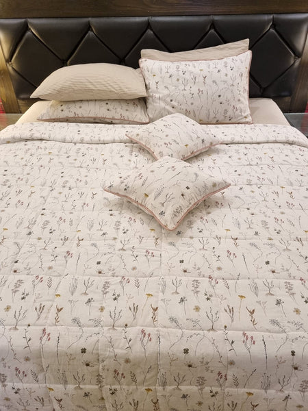 IV361 Cotton Comforter Set - Light Filling