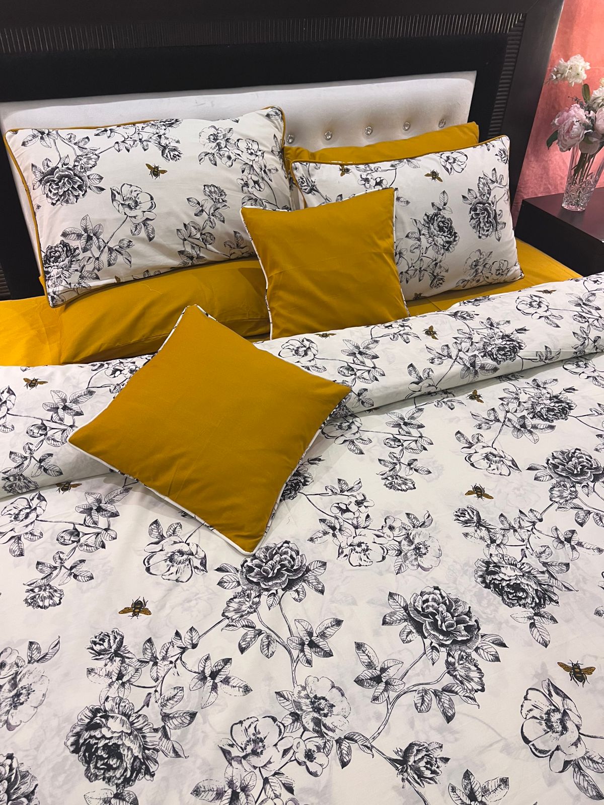 IV695 Percale Cotton Comforter Set - Light Filling