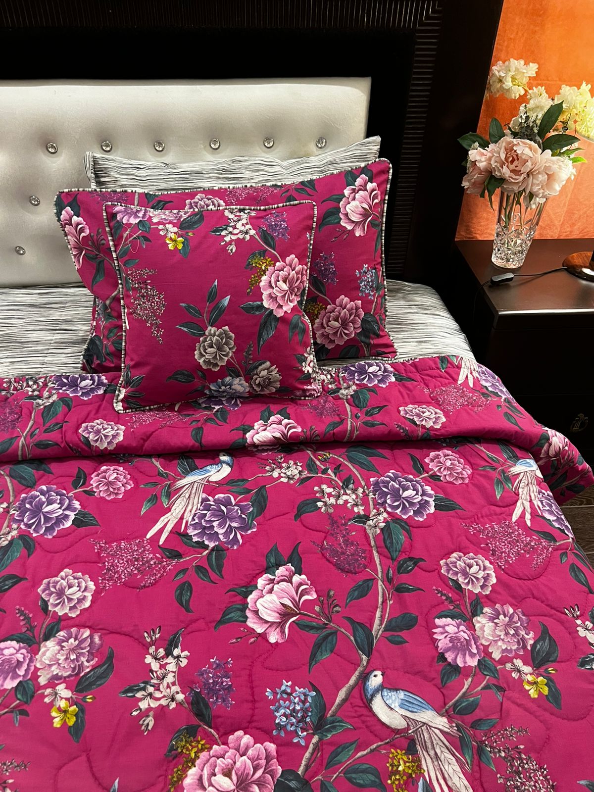 IV682 Cotton Comforter Set - Light Filling