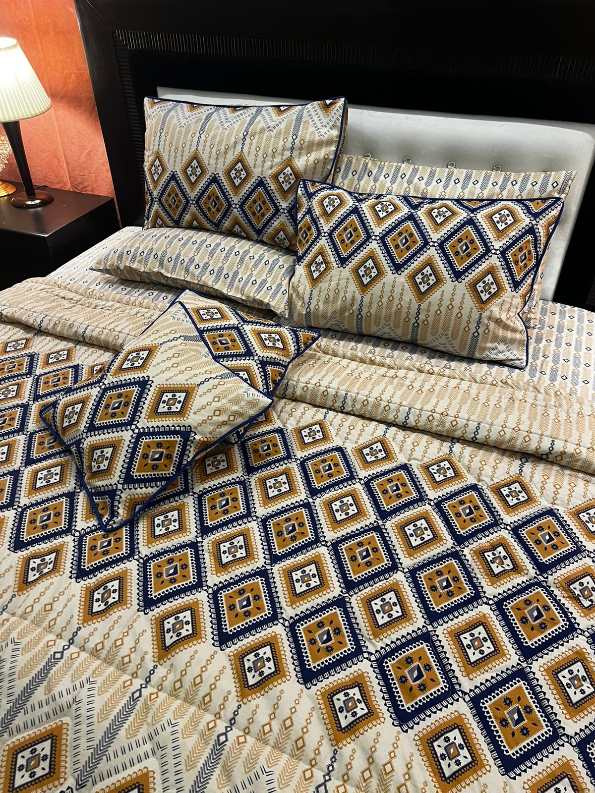 IV646 Cotton Comforter Set - Light Filling