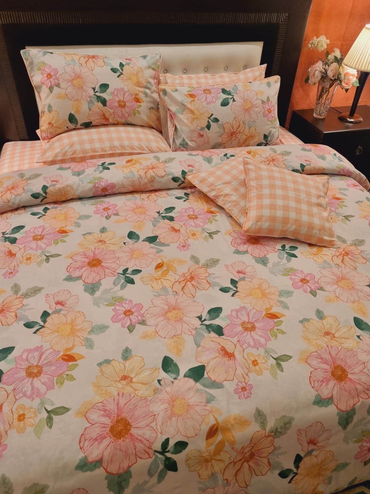 IV692 Percale Cotton Duvet Cover Set - Without Filling