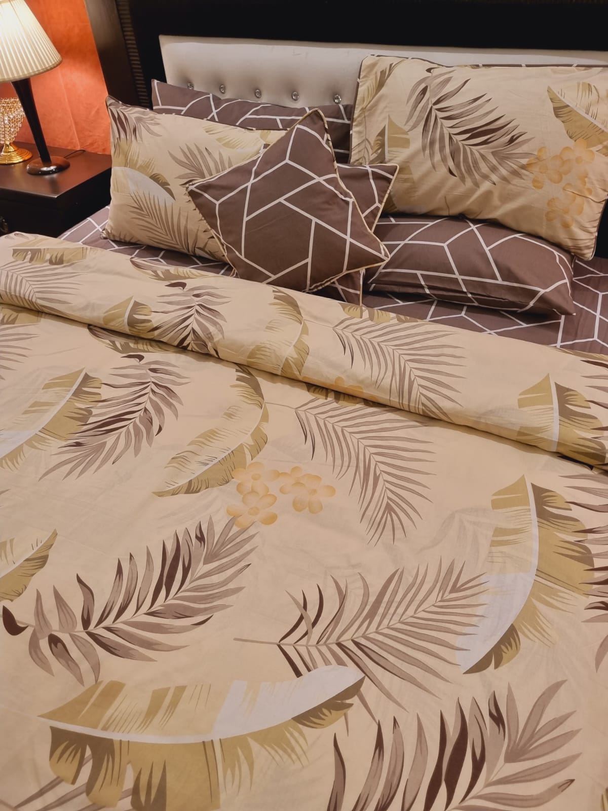 IV689 Cotton Comforter Set - Light Filling