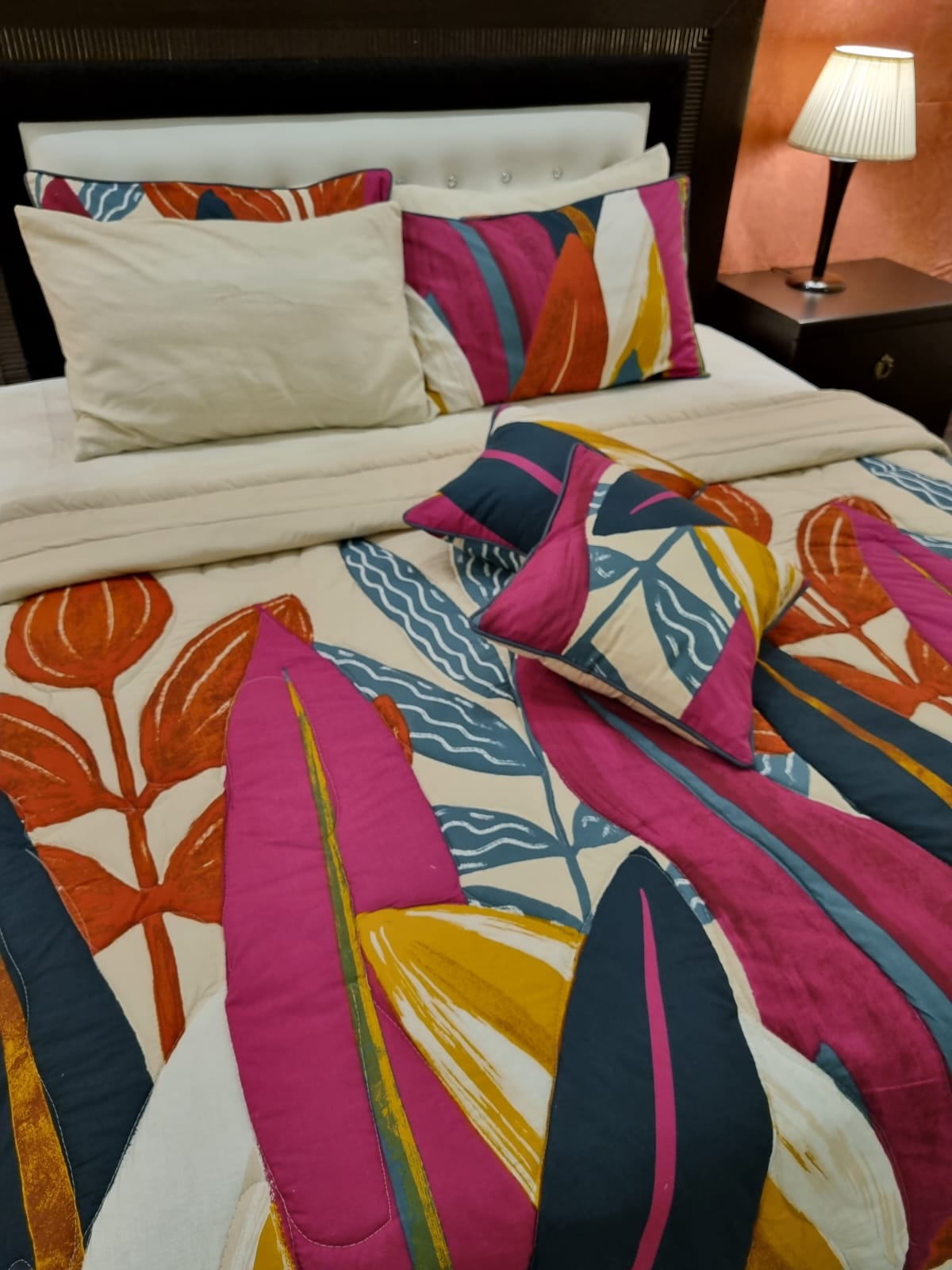 IV607 Cotton Comforter Set - Light Filling