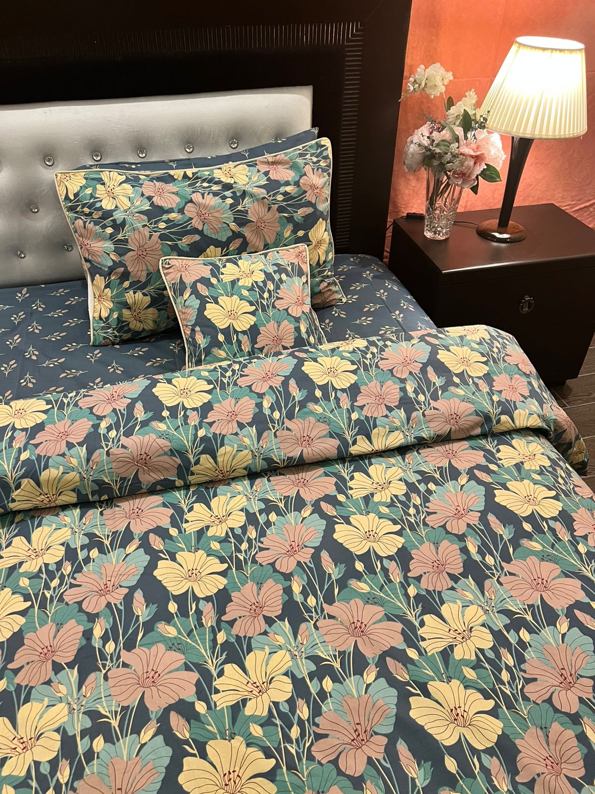 IV708 Cotton Duvet Cover Set - Without Filling