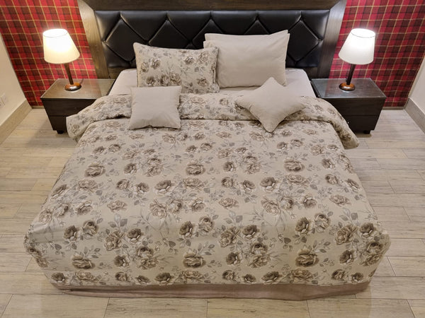 IV377 Cotton Comforter Set - Light Filling