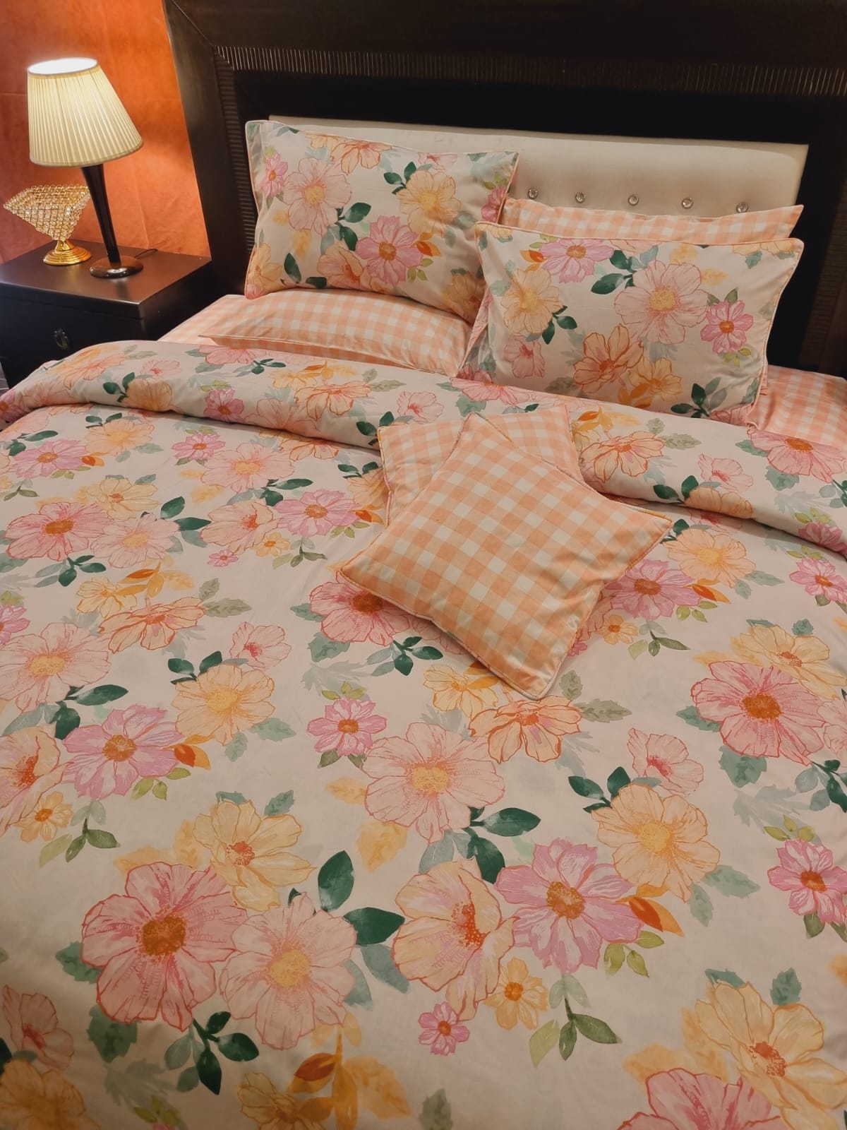 IV692 Percale Cotton Duvet Cover Set - Without Filling