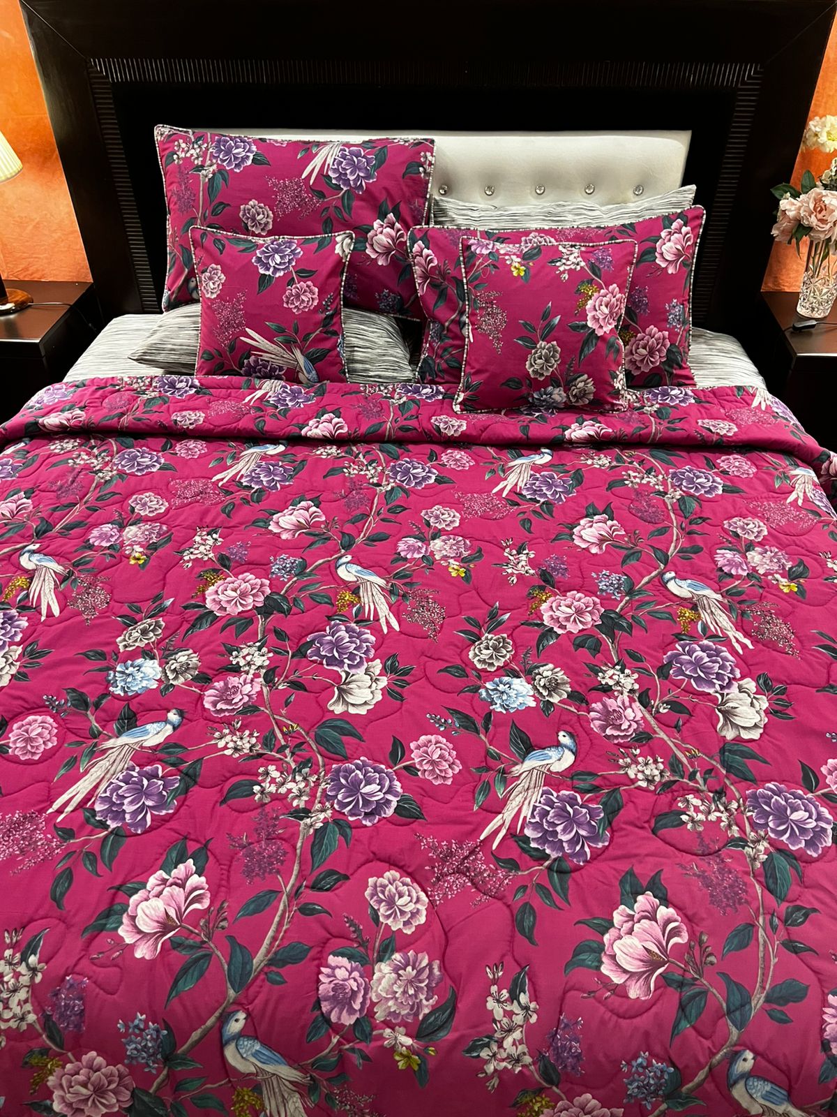 IV682 Cotton Comforter Set - Light Filling