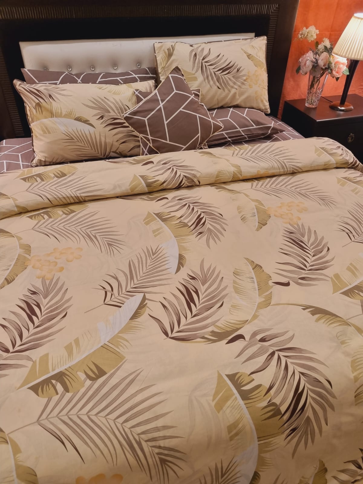 IV689 Cotton Comforter Set - Light Filling