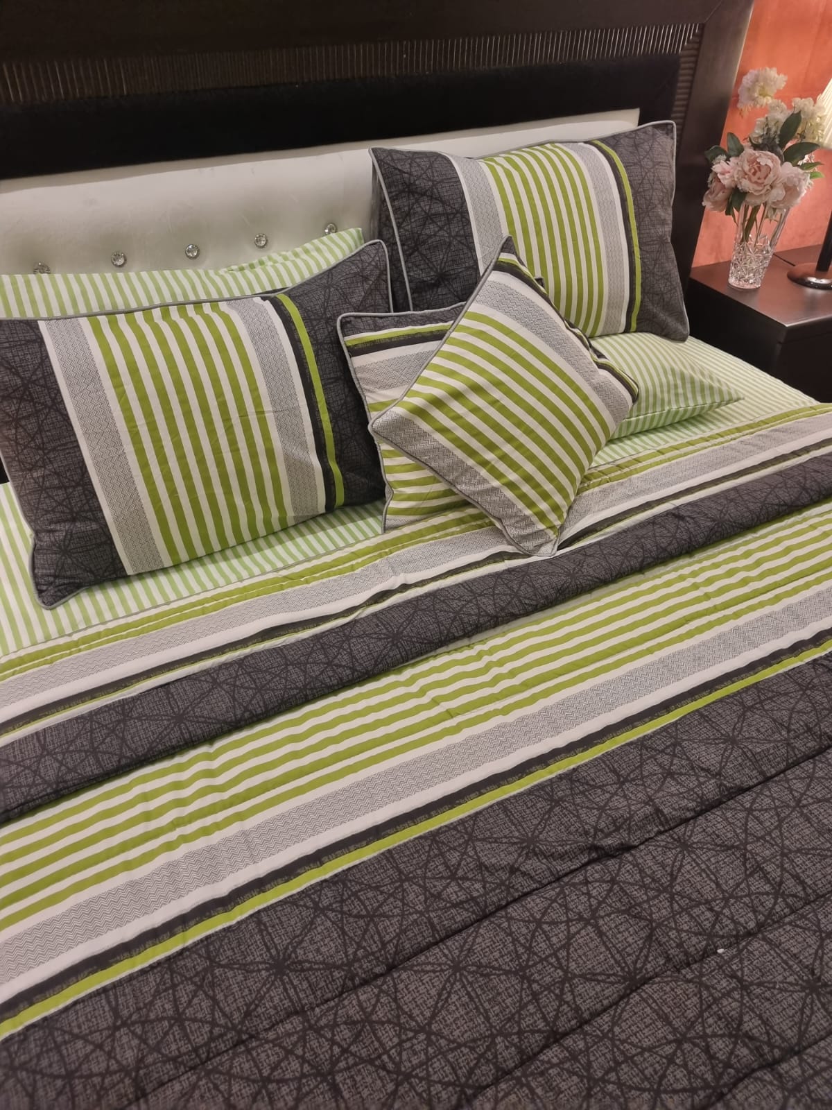 IV685 Cotton Comforter Set - Light Filling
