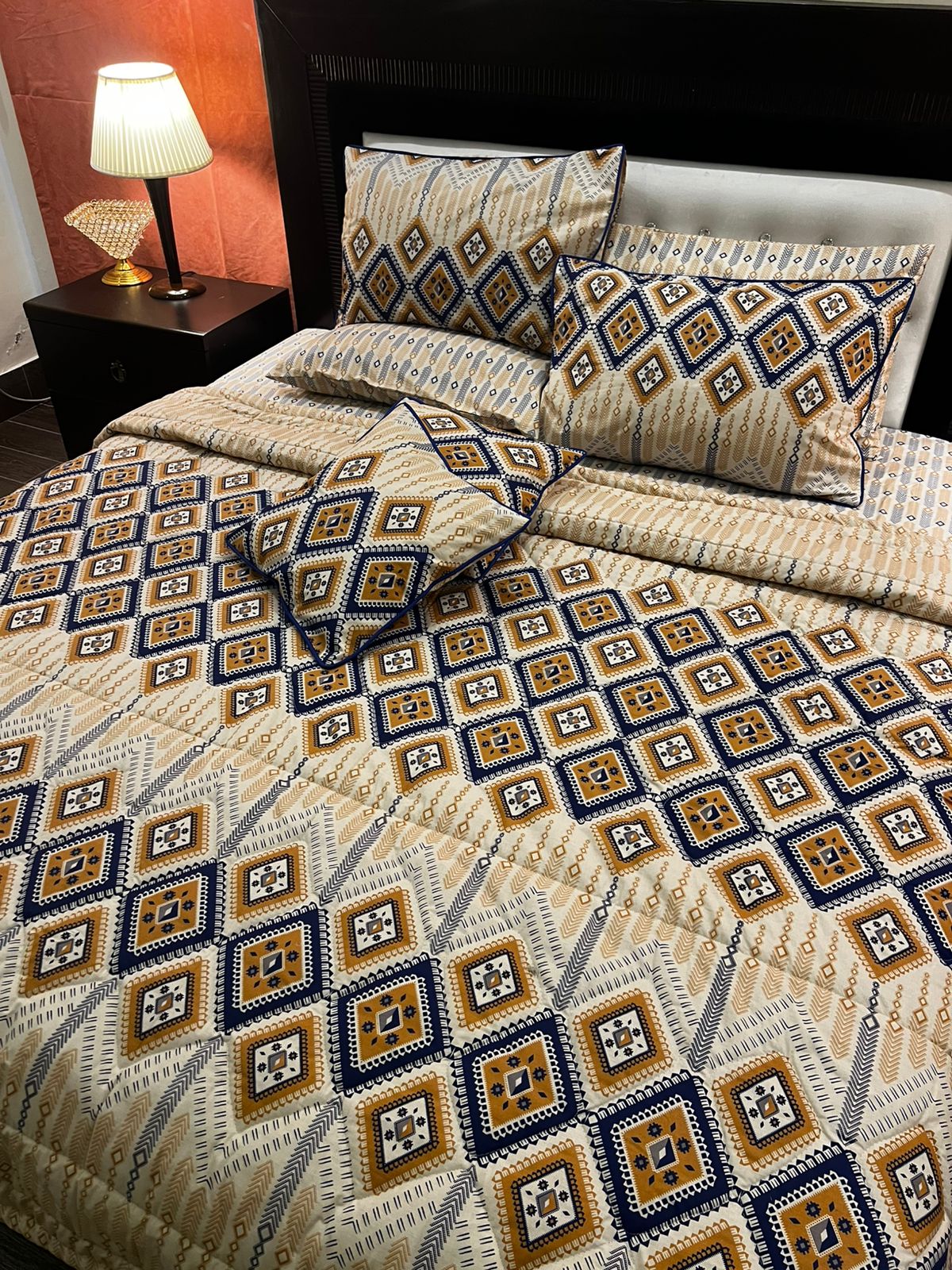 IV646 Cotton Comforter Set - Light Filling