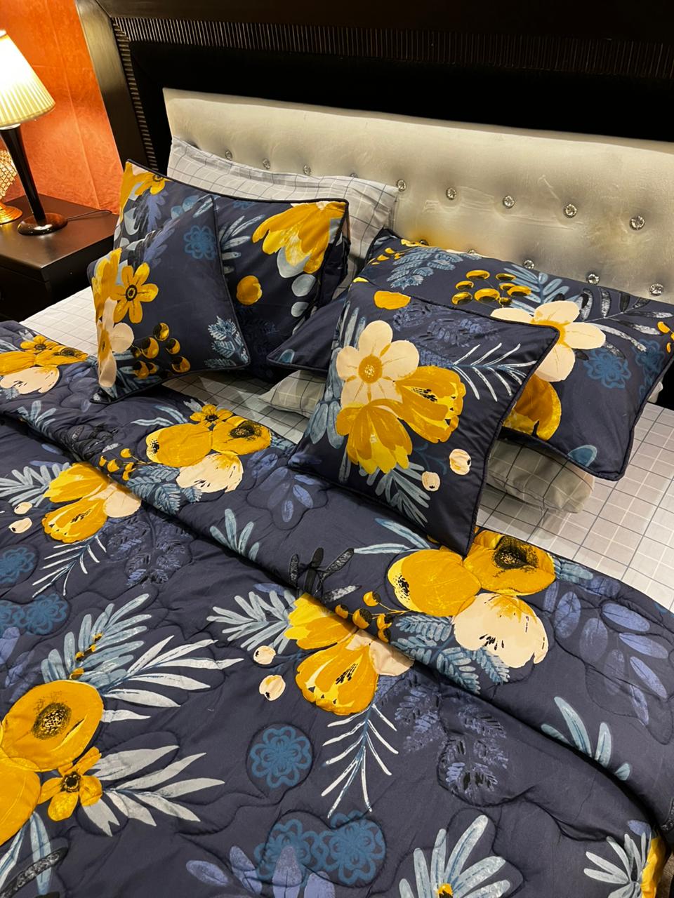 IV674 Cotton Comforter Set - Light Filling