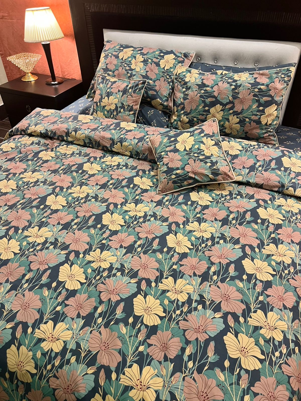 IV708 Cotton Duvet Cover Set - Without Filling