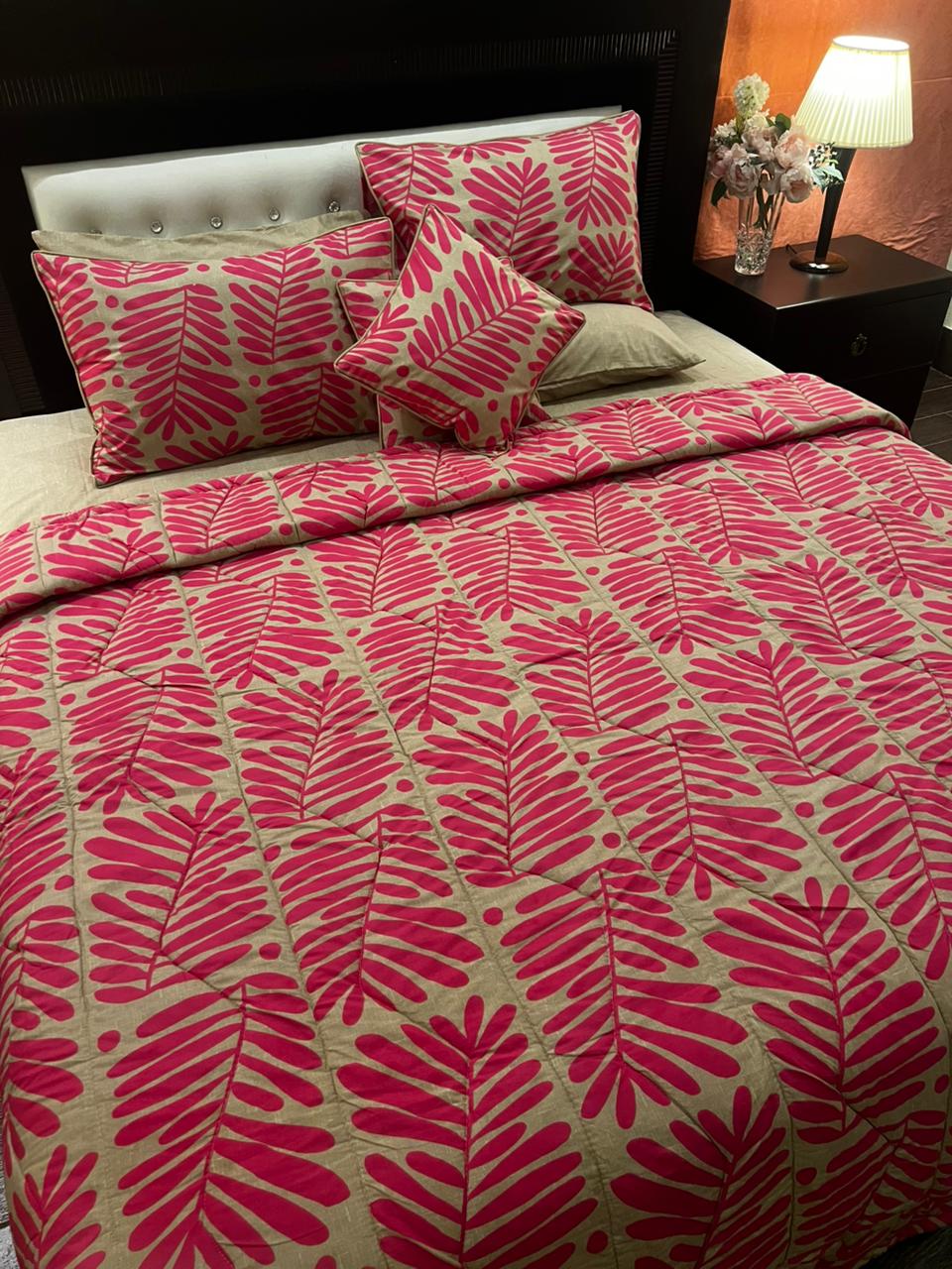 IV657 Cotton Comforter Set - Light Filling
