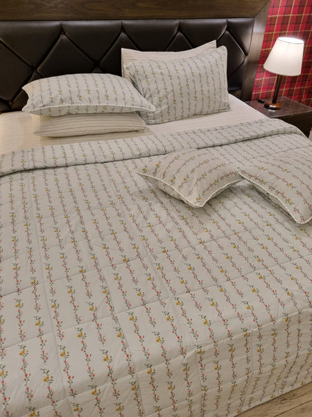 IV347 Cotton Comforter Set - Light Filling