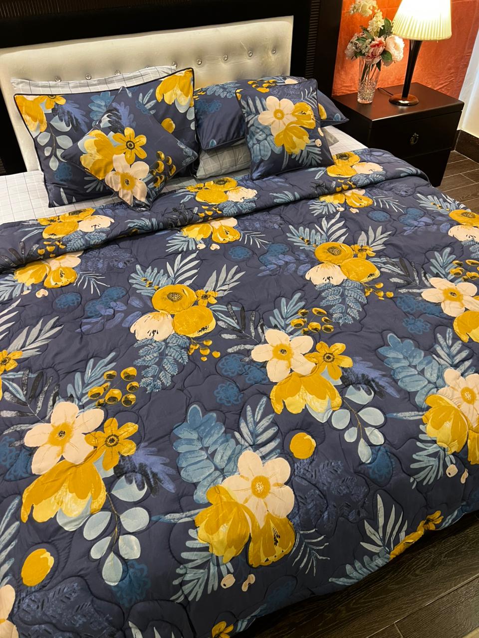 IV674 Cotton Comforter Set - Light Filling