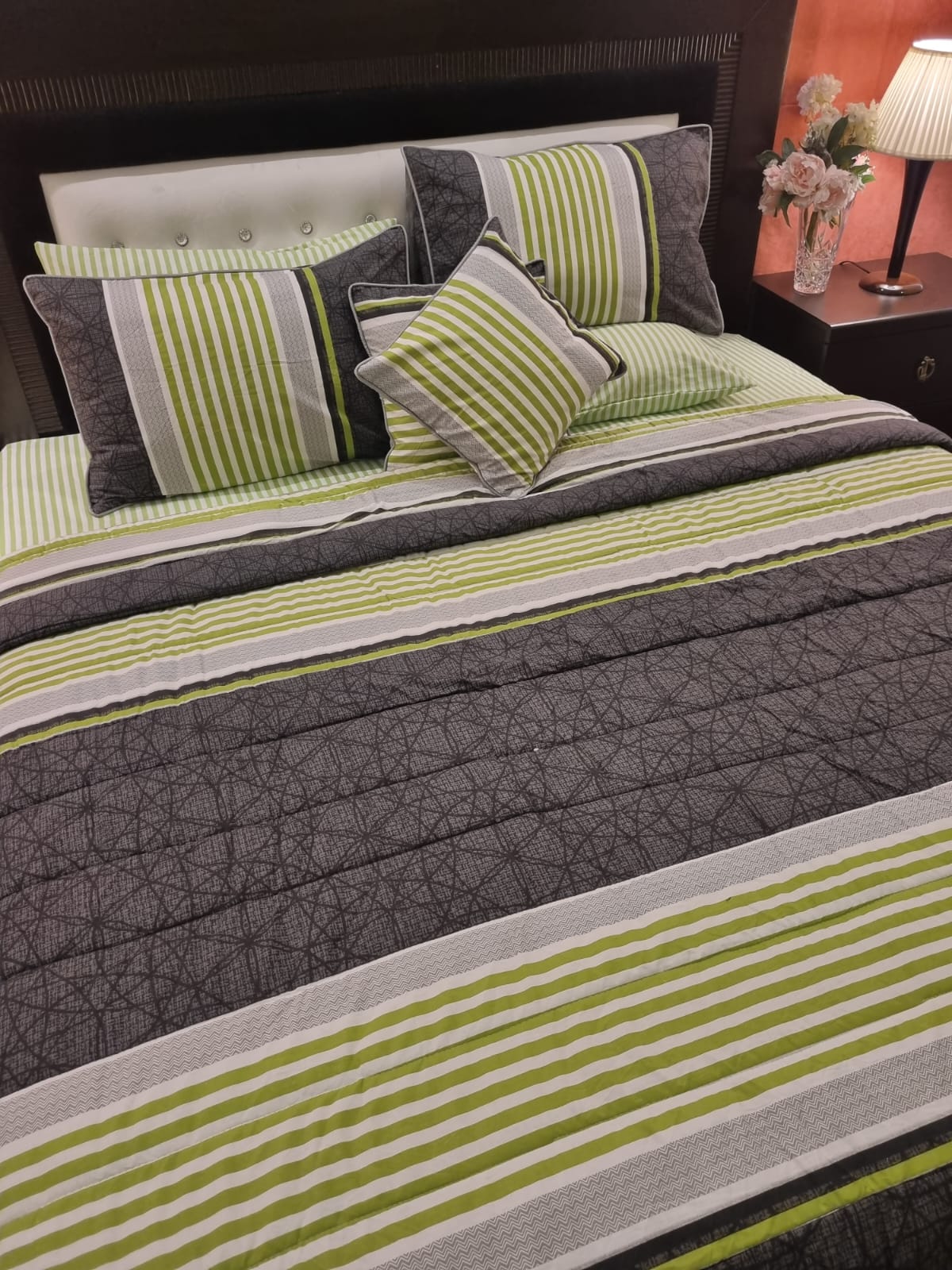 IV685 Cotton Comforter Set - Light Filling