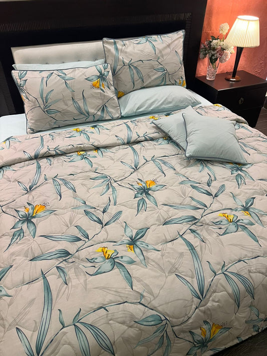 IV632 Cotton Comforter Set - Light Filling