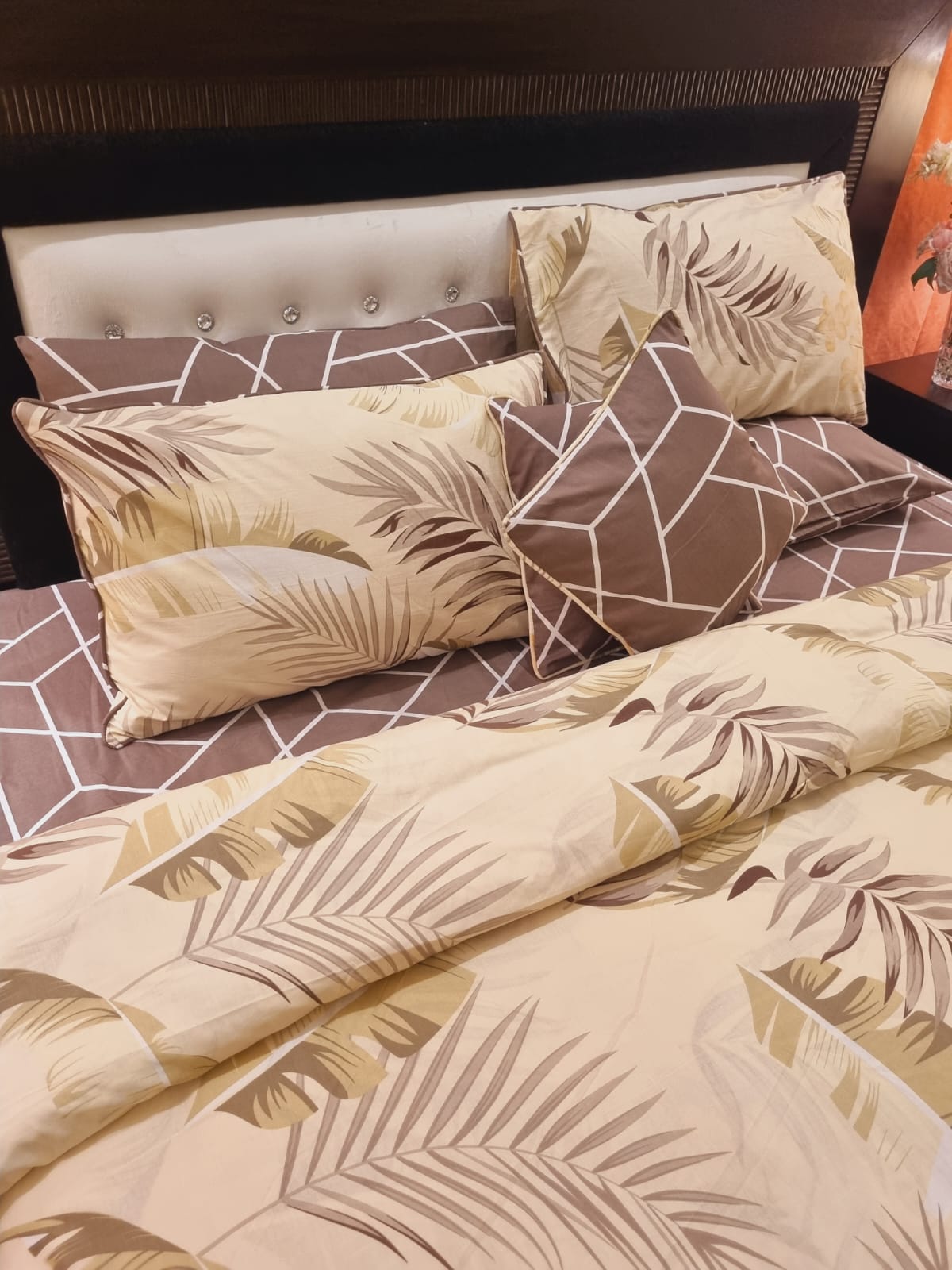 IV689 Cotton Comforter Set - Light Filling