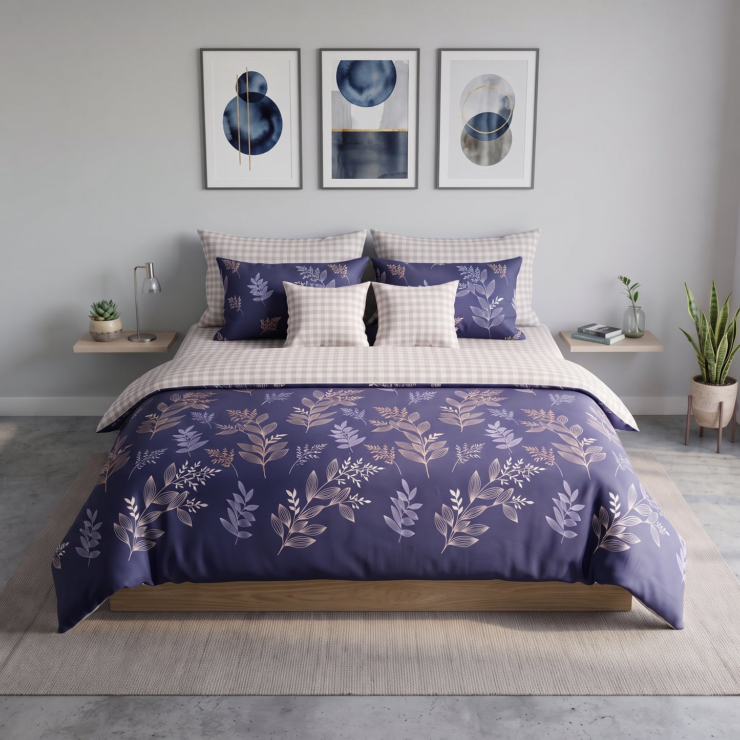 The Twilight Botanical Duvet Cover Set