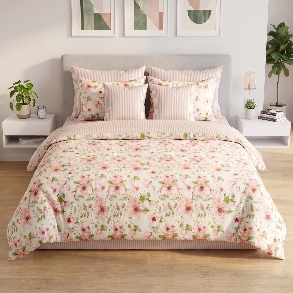 Whispering Peony Comforter Set