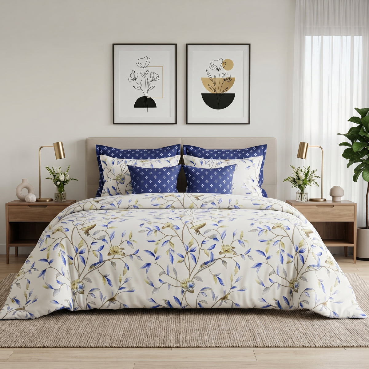 The Coastal Bloom Comforter Set