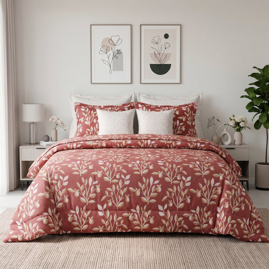 Rust Harvest Comforter Set