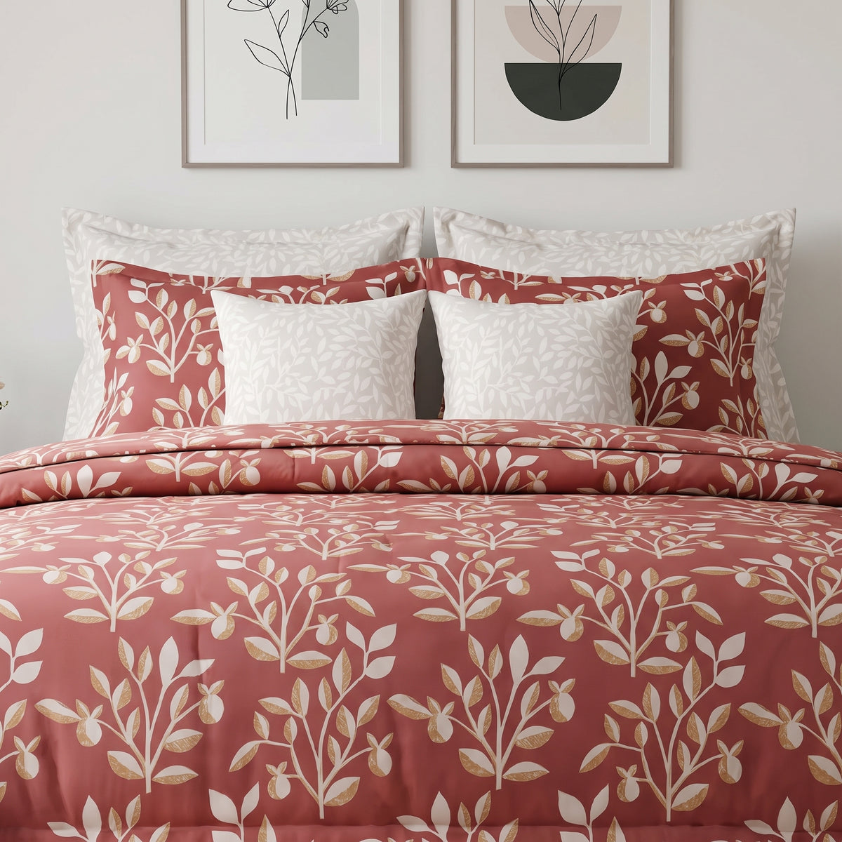 Rust Harvest Comforter Set