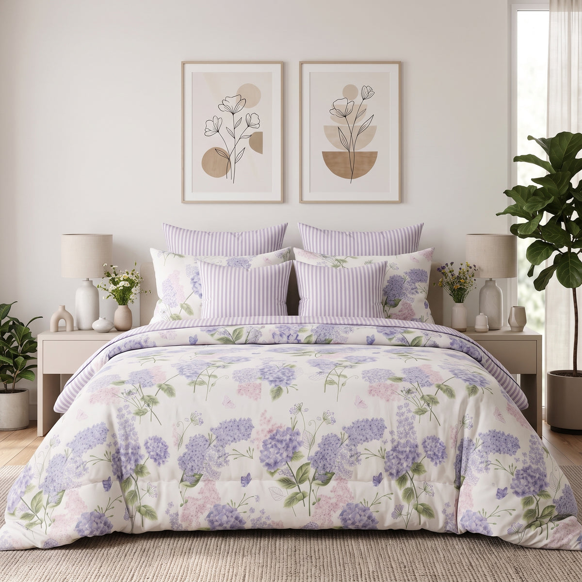 Hydrangea Breeze Duvet Cover Set