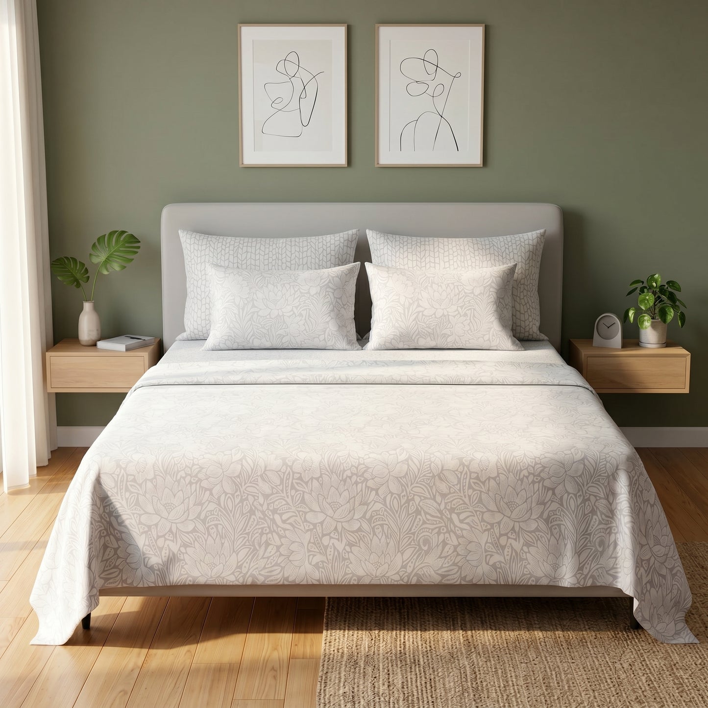 IVS897 Cotton Bed Sheet Set