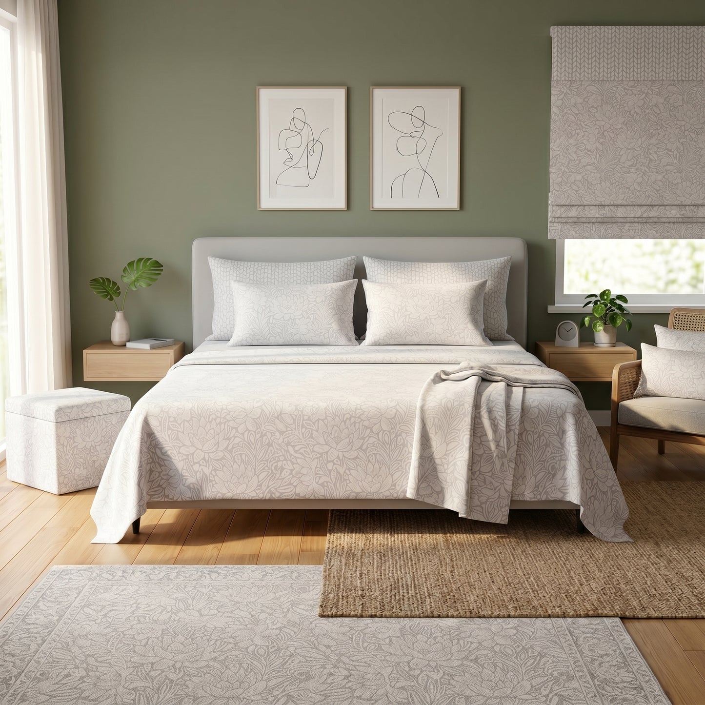 IVS897 Cotton Bed Sheet Set