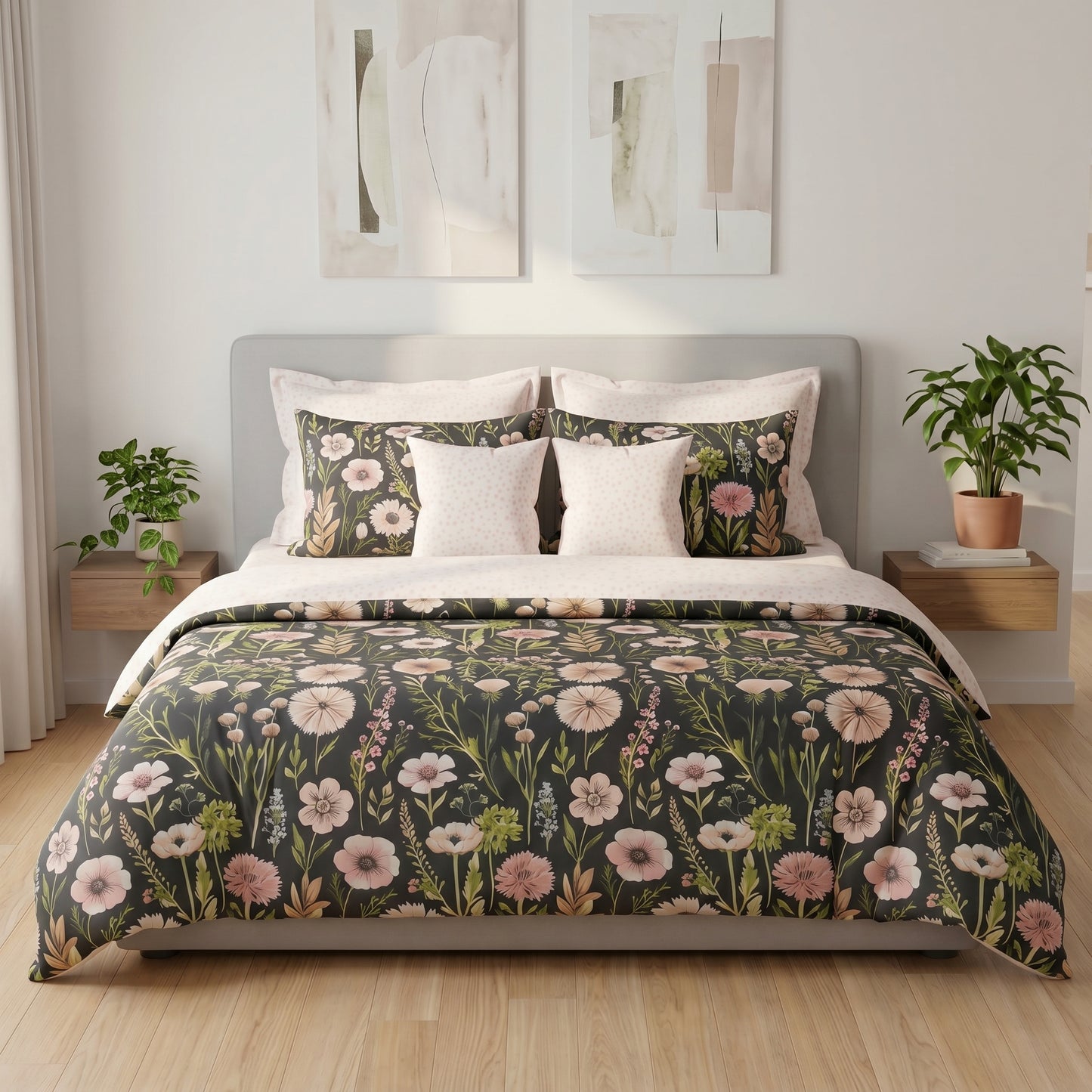 IV922 Cotton Duvet Cover Set - Without Filling