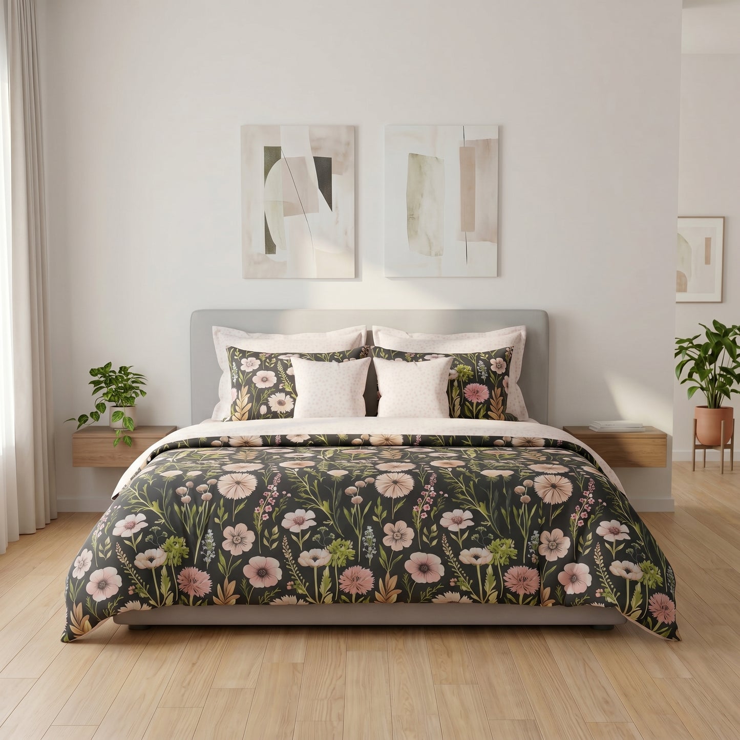 IV922 Cotton Duvet Cover Set - Without Filling