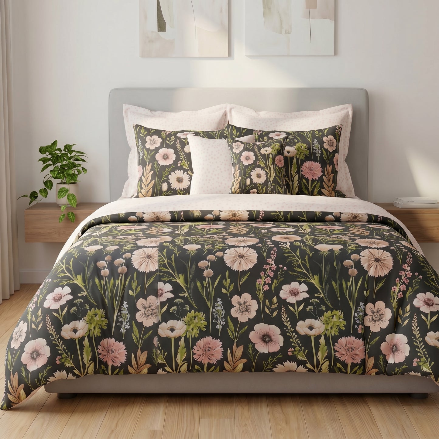 IV922 Cotton Duvet Cover Set - Without Filling