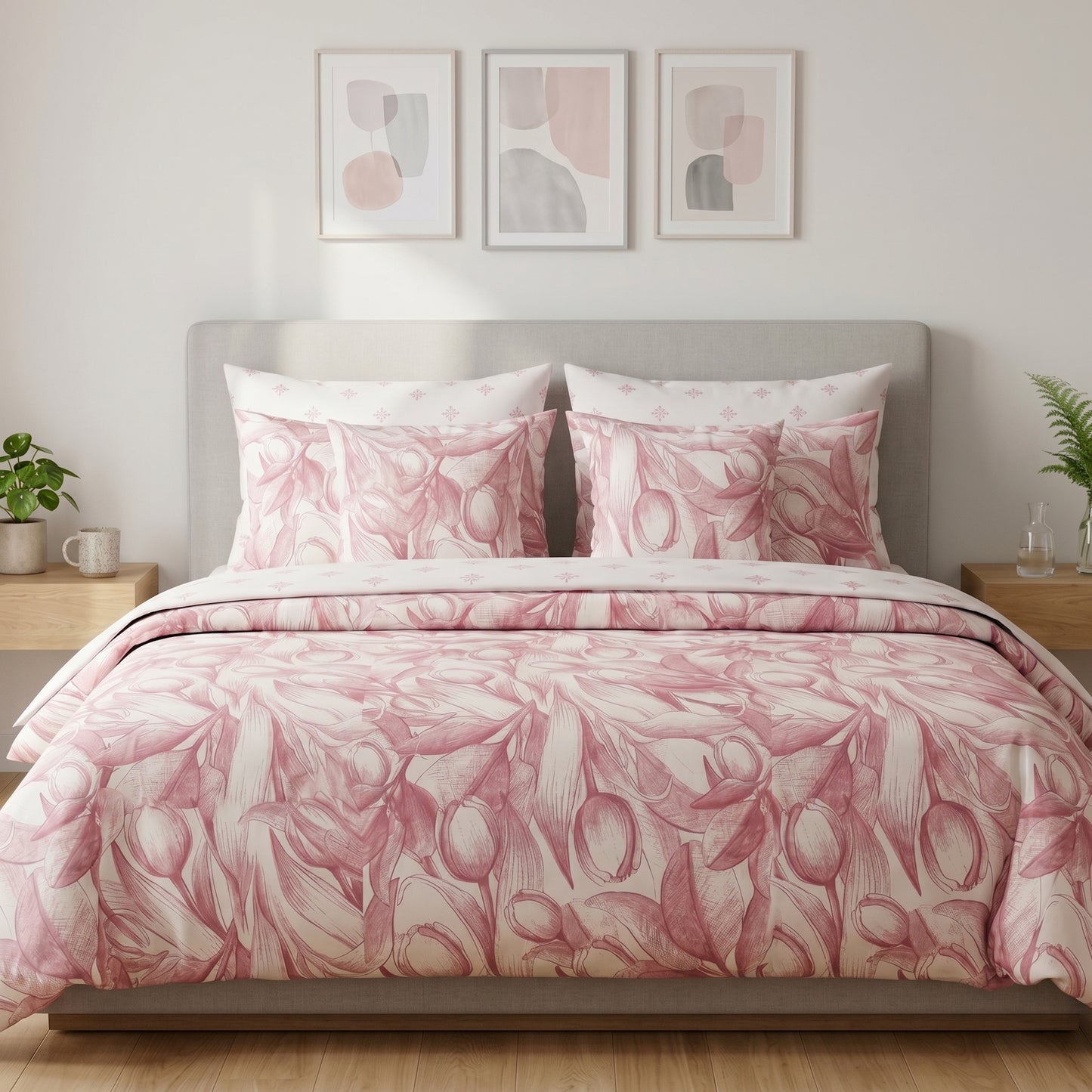 IV899 Cotton Duvet Cover Set - Without Filling