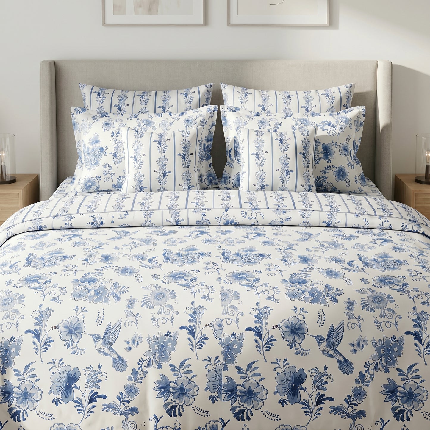 Indigo Veil Duvet Cover Set