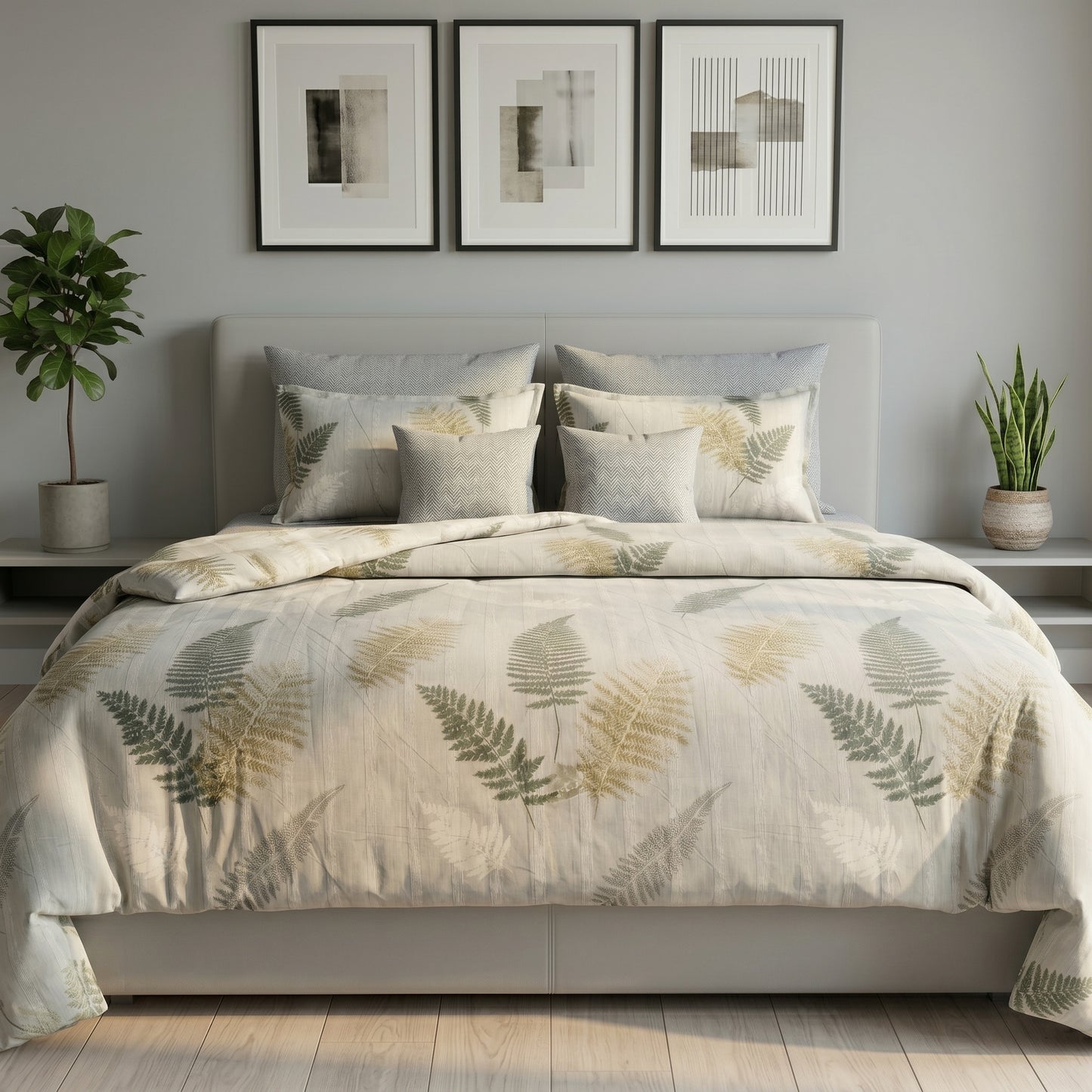 IV908 Cotton Comforter Set - Light Filling
