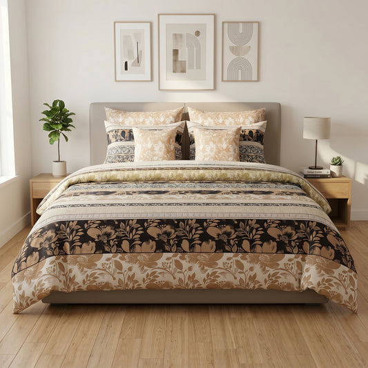 IV907 Cotton Comforter Set - Light Filling