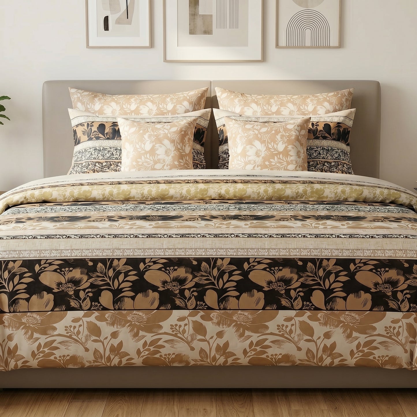 IV907 Cotton Comforter Set - Light Filling