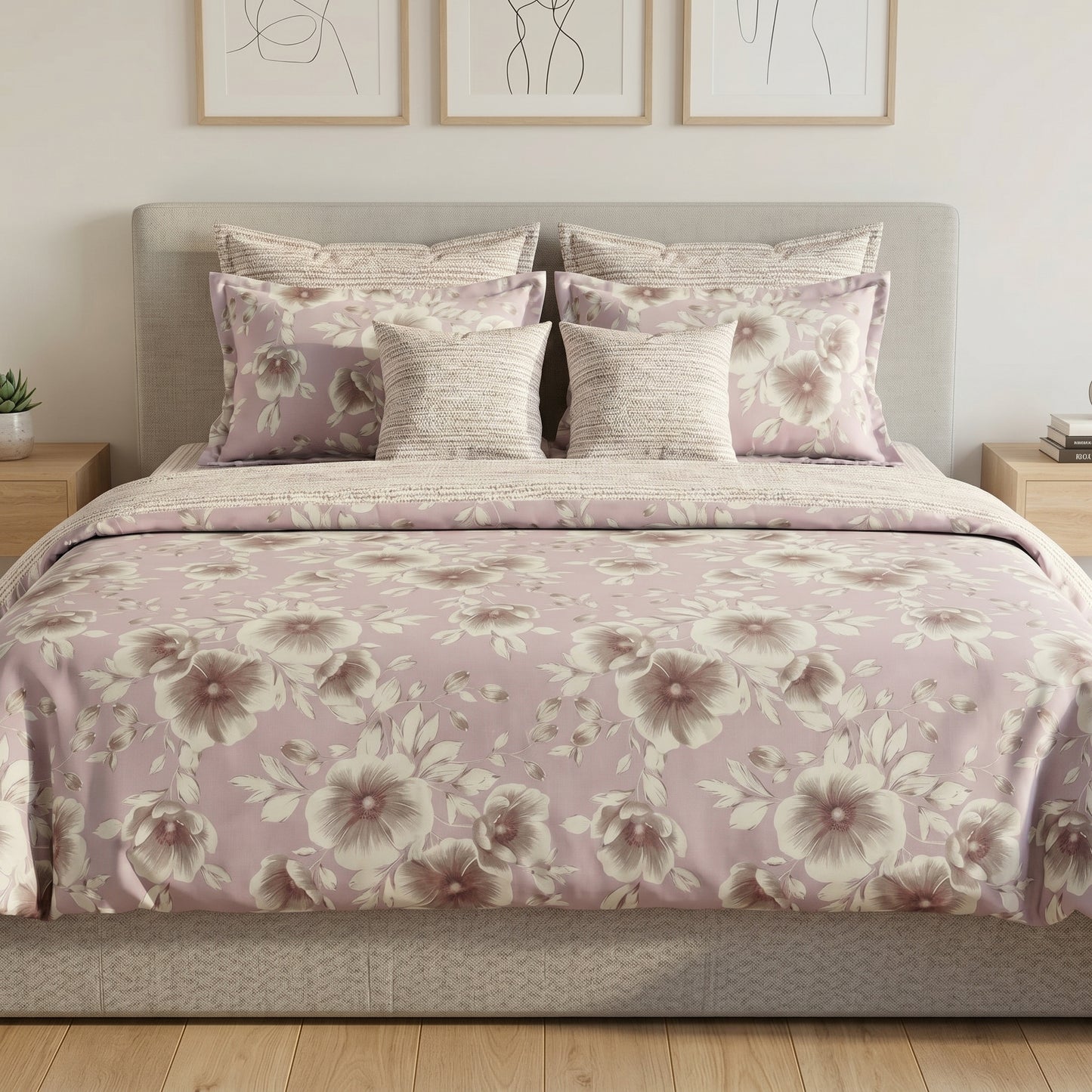 IV923 Cotton Duvet Cover Set - Without Filling
