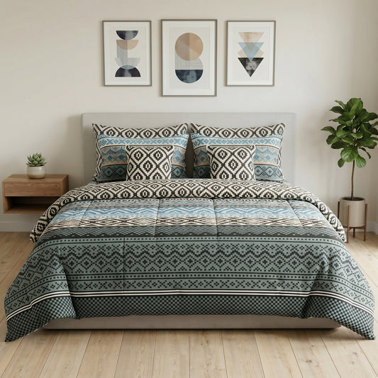 IV917 Cotton Comforter Set - Light Filling
