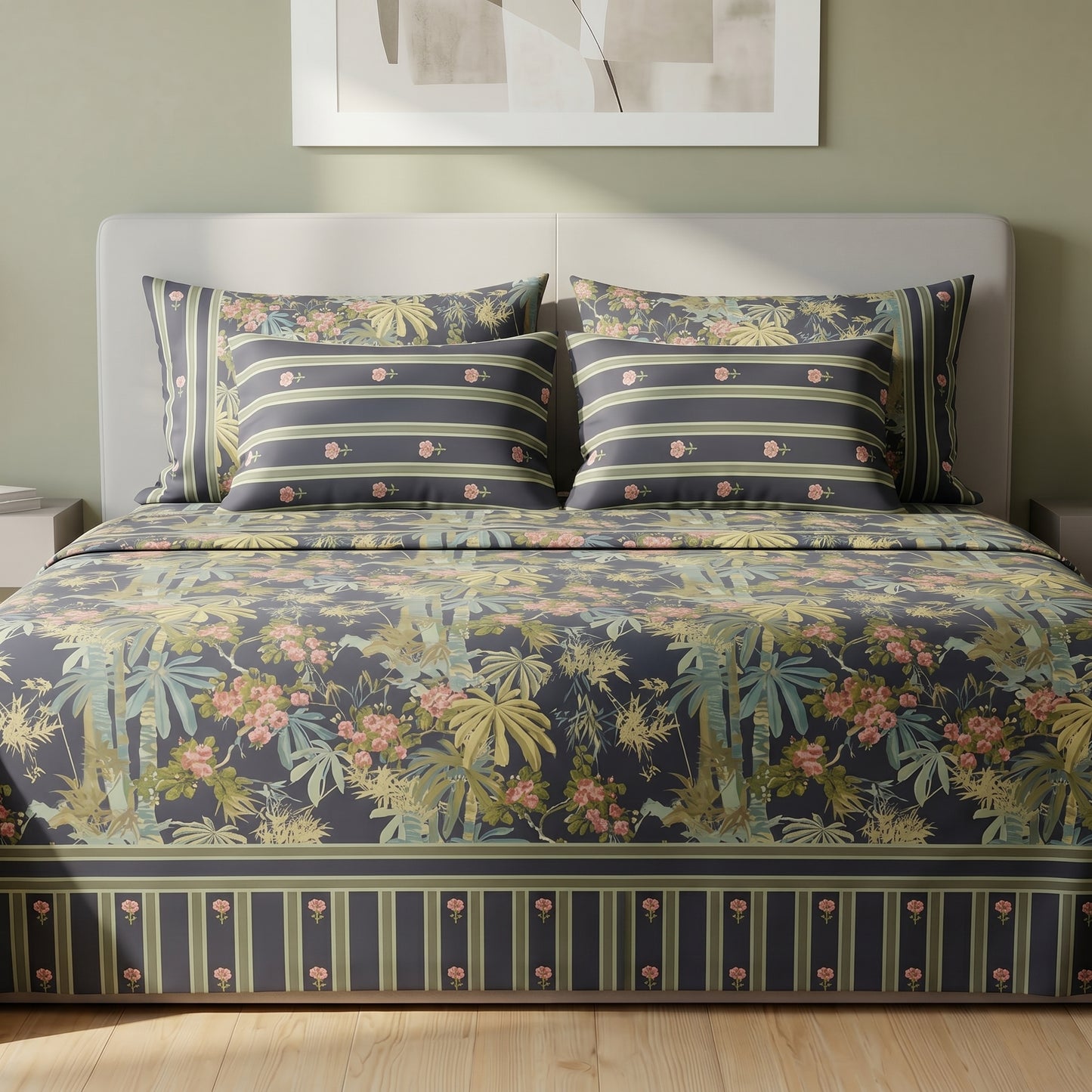 IVB002 Cotton Bed Sheet Set