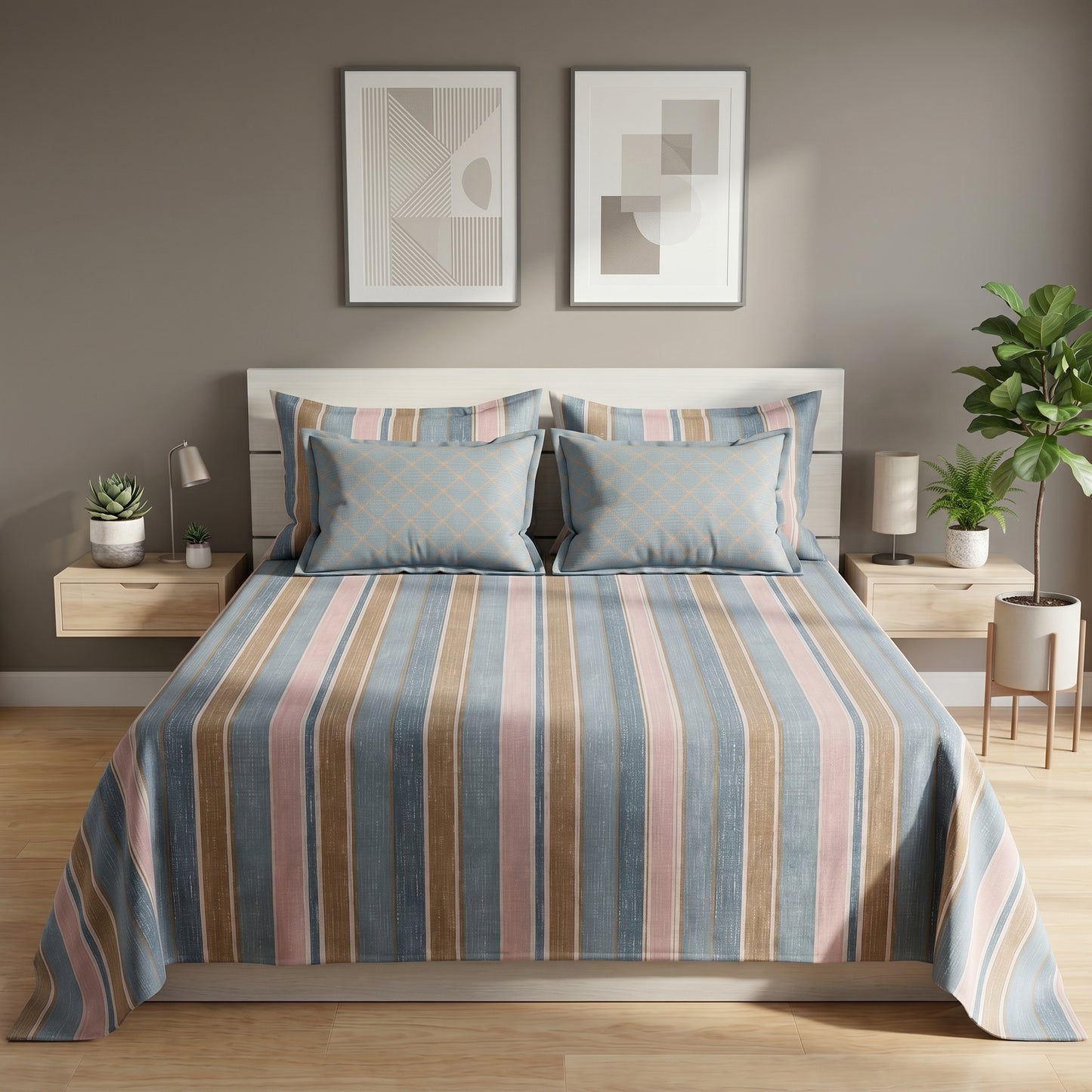 IVB004 Cotton Bed Sheet Set