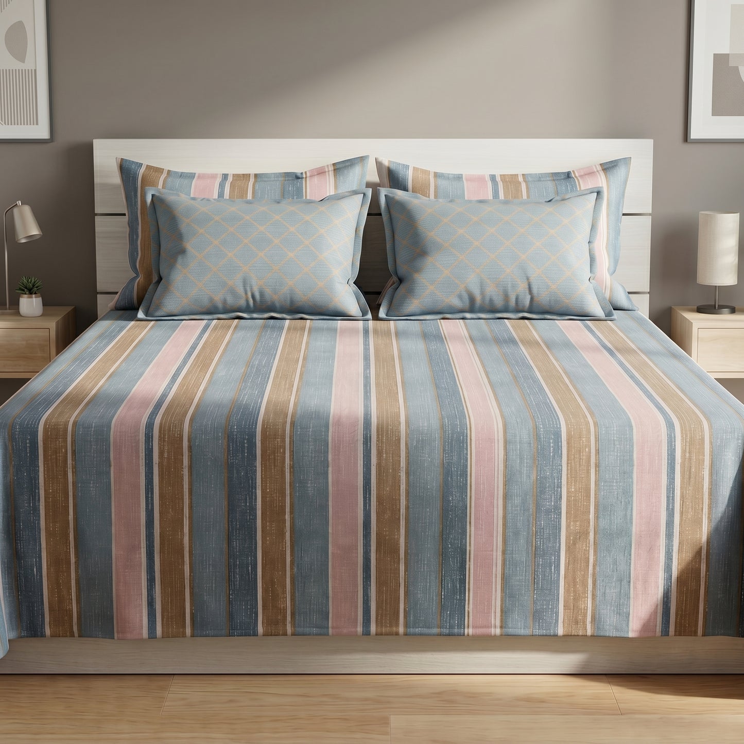 IVB004 Cotton Bed Sheet Set