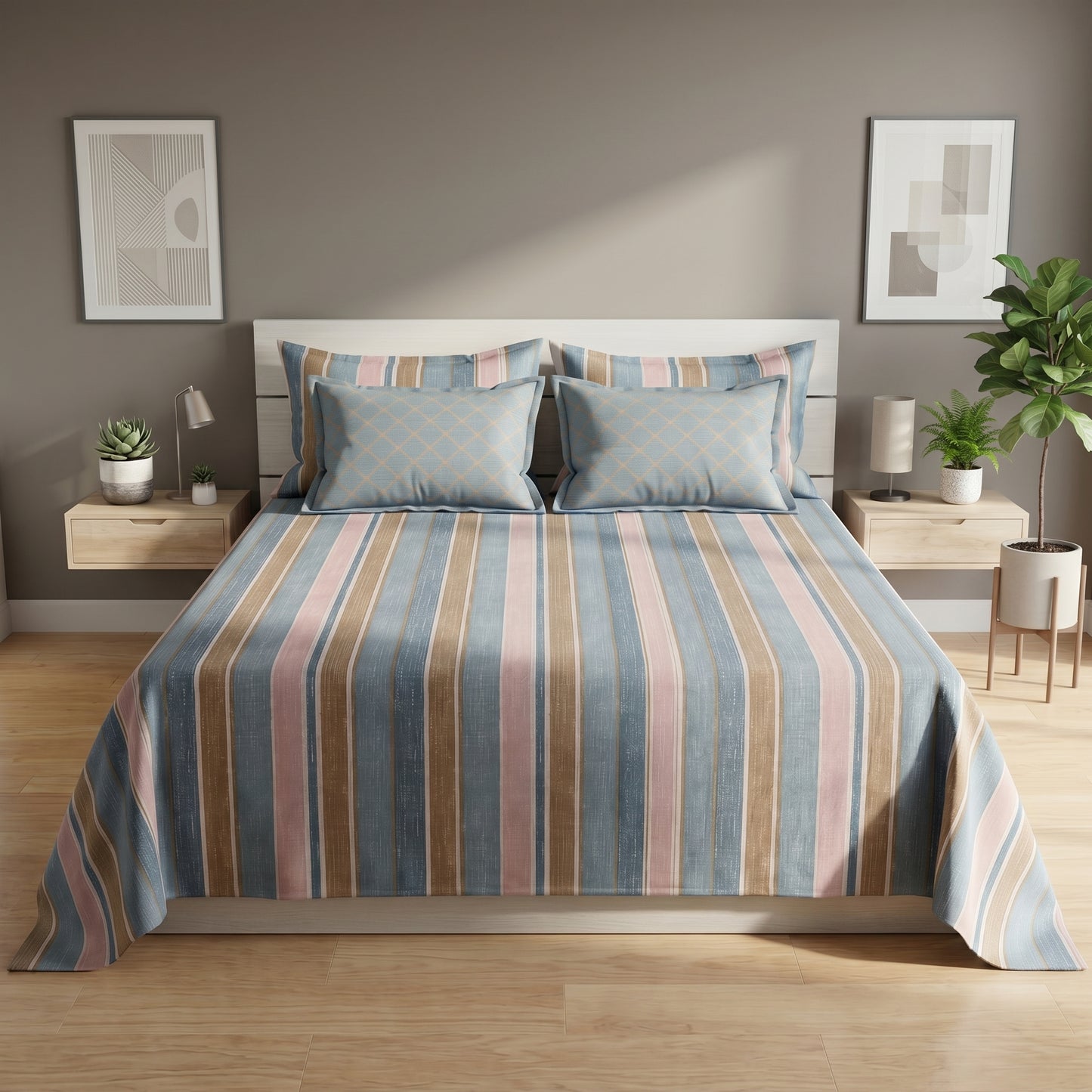 IVB004 Cotton Bed Sheet Set