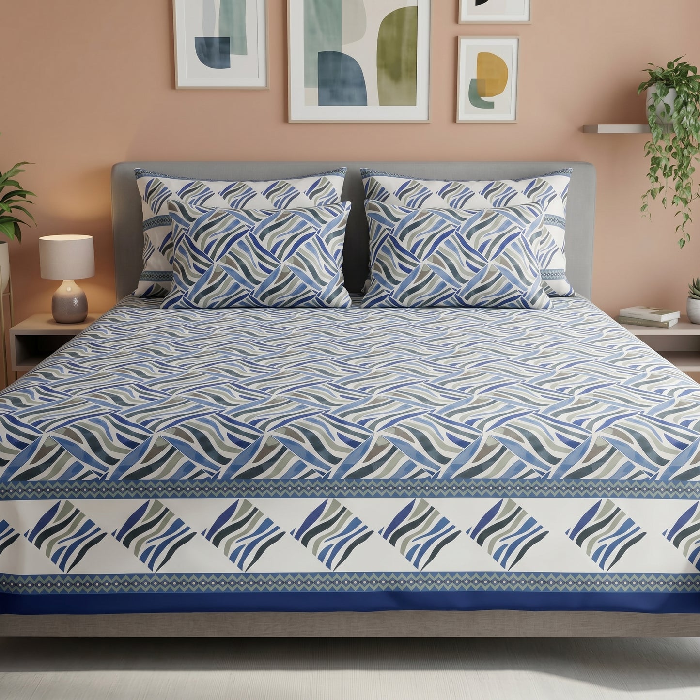 IVB001 Cotton Bed Sheet Set