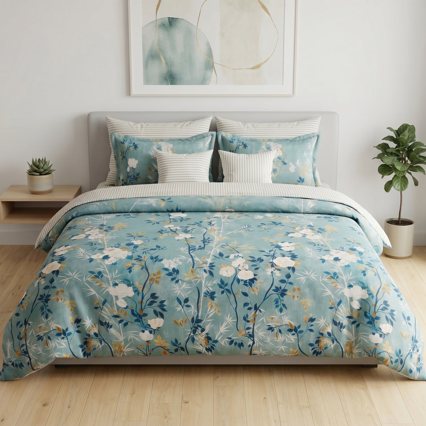 IV927 Cotton Comforter Set - Light Filling