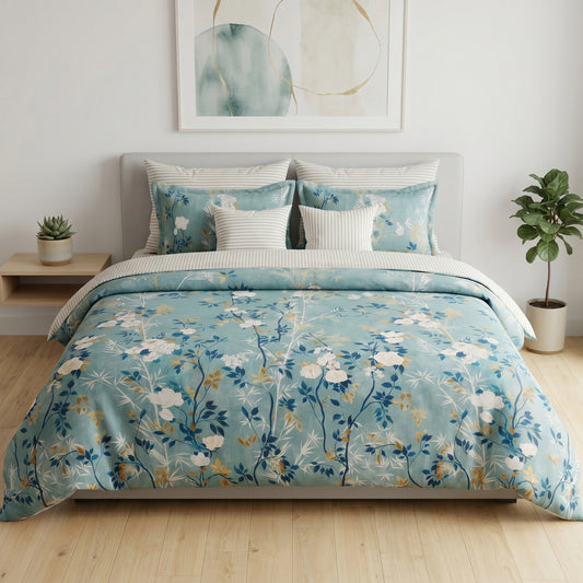 IV927 Cotton Duvet Cover Set - Without Filling